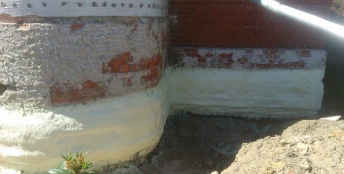 Izolacja fundamentów PUR